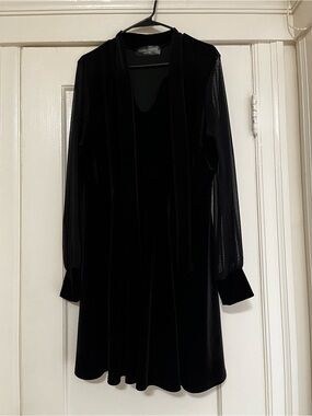 Foxblood Cindy Lou Velvet Dress